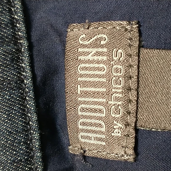 Additions By Chico's Size 1 (8-10) Denim Jacket - Picture 10 of 12